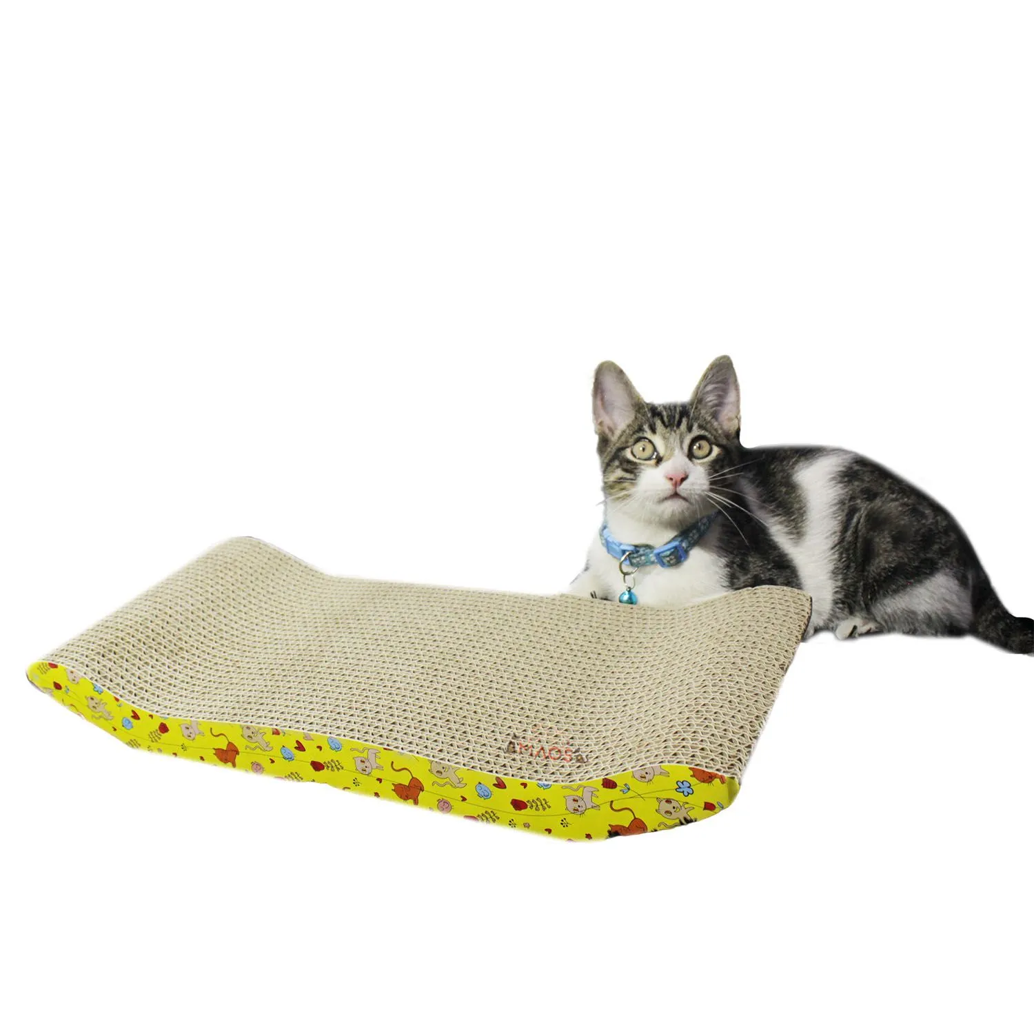 Rascador Para Gatos  59x10x19cm Mediano Café