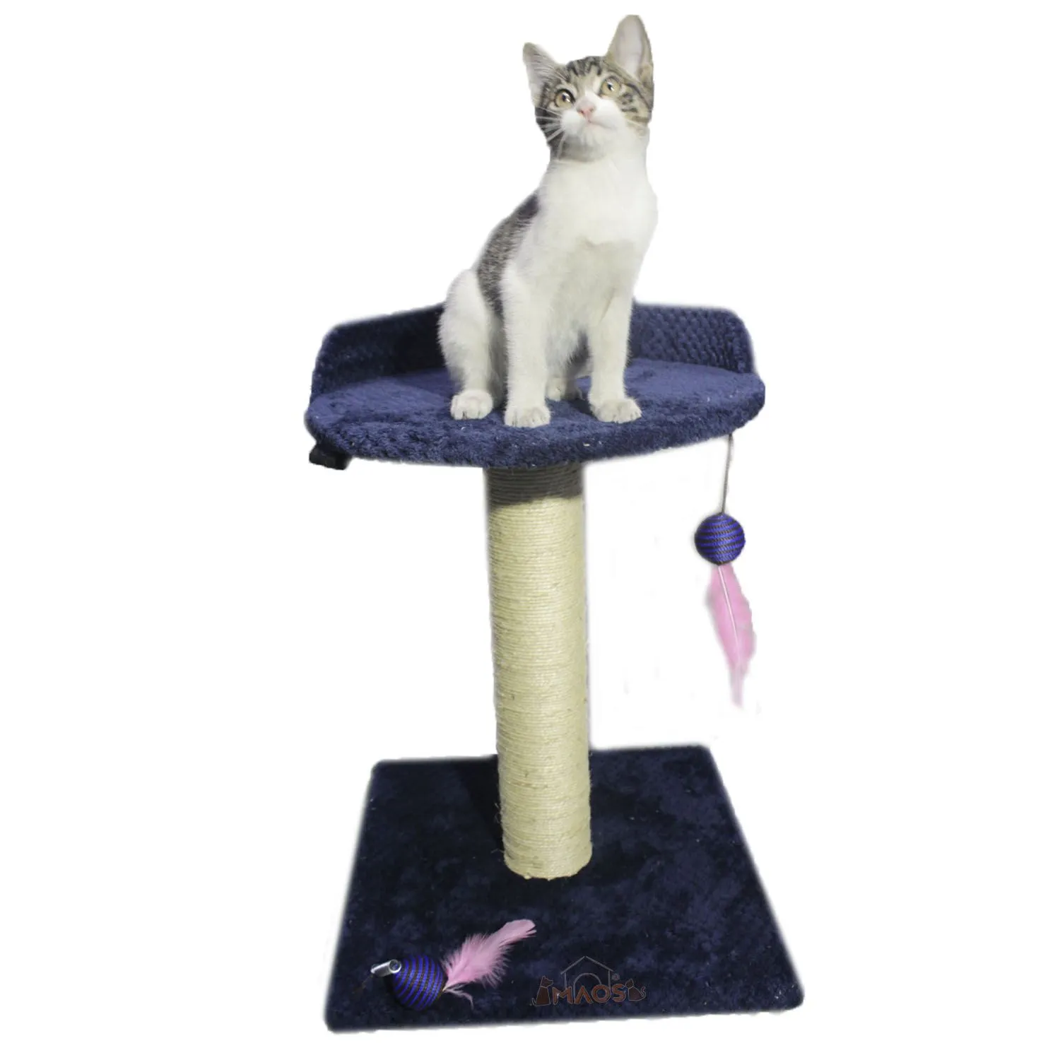 Gimnasio Rascador Para Gatos 40x40x60cm Mediano 7