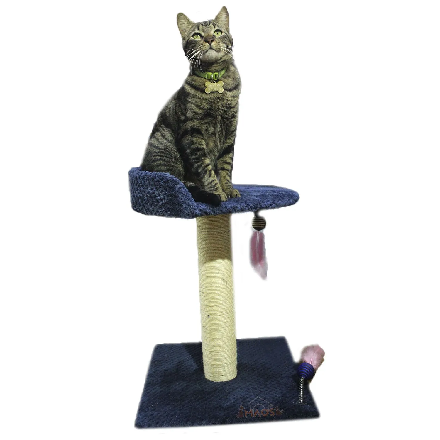 Gimnasio Rascador Para Gatos 40x40x60cm Mediano 8
