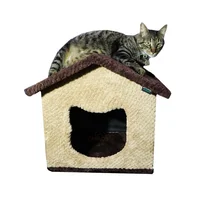 Gimnasio Rascador Para Gatos 40x40x48cm Mediano Café