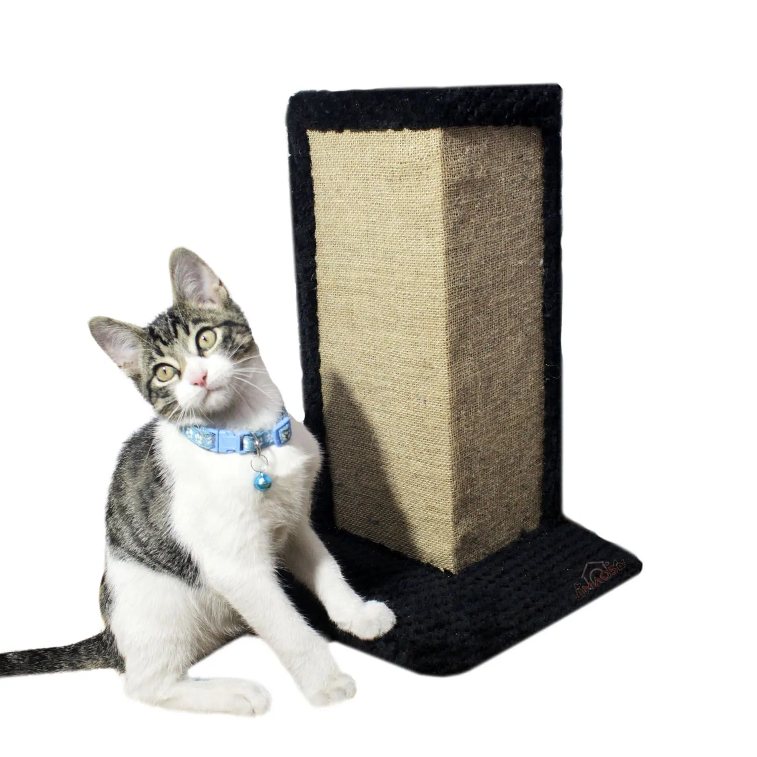 Gimnasio Rascador Para Gatos 30x30x50cm Mediano Negro