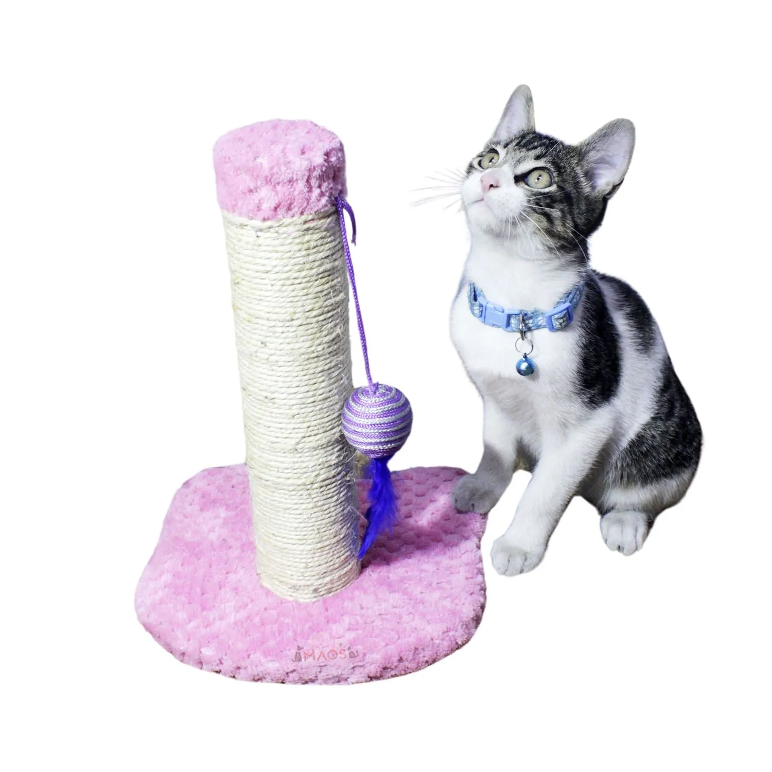 Rascador Para Gatos  30x30x30cm PequeñoRosado