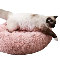 Cama Dona Para Gato 50X50X15Cm Pequeña Rosa Maos Pets