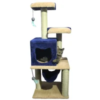 Gimnasio Rascador Para Gatos 50X45X135Cm Mediano Beige