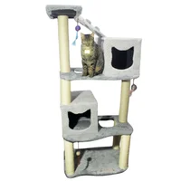Gimnasio Rascador Para Gatos 70X50X160Cm Mediano