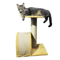 Gimnasio Rascador Para Gatos 40X40X60Cm Mediano Beige