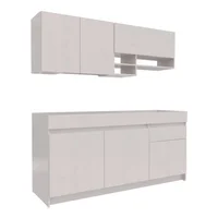 Cocina Integral Elena 1.8 Metros Blanco Sin Mesón Just Home Collection