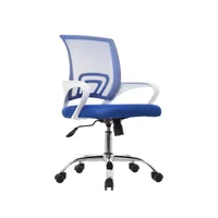 Silla Escritorio Giratoria Azul-Blanco Atlantis Eco Bonno