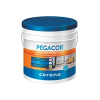 Pegante Porcelánico Pegacor Listo Para Usar Interior / Exterior Blanco 6 kg Corona