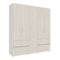 Closet Venecia 200x180x50cm Niebla Blanco