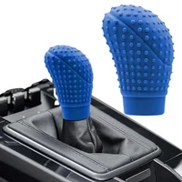 Pomo Forro Relieve para Perilla Palanca de Cambios Carros Azul