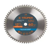 Sierra Circular de Carburo Tungsteno de 12 Pulgadas X 60 Dientes SICI-12-60 Truper