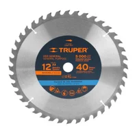 Sierra Circular de Carburo Tungsteno de 12 Pulgadas X 40 Dientes SICI-12-40 Truper