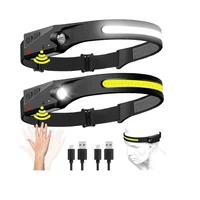 Linterna de Cabeza Frontal Perduoutlet Lámpara LED Sensor Smart Luz
