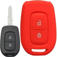 Funda En Silicona para Control Llave Renault Rojo