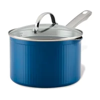 Perol 2.8l 18 cm Tapa Vidrio Farberware Style Antiadh Amarillo