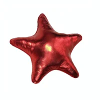 Cojín Decorativo Navidad Estrella Rojo