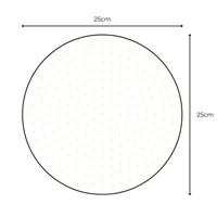 Regadera Baño Metálica Ultra Plana 20 Cms Sin Tubo
