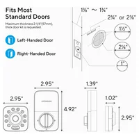Cerradura Inteligente con Sensor de Puerta Ultr