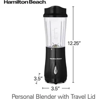 Licuadora Personal 14 Onzas con Tapa Hamilton Beach