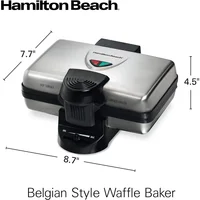 Wafflera Estilo Belga 26009 de Hamilton Beach