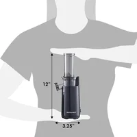 Exprimidor Lento Compacto Que Ahorra Espacio Elite Gourmet