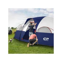 Carpa Para Camping 8 Personas Campros CP Con Divisor Y Ventilación