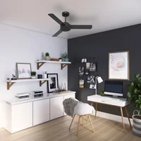Ventilador De Techo Decorativo Sin Luz 3 Aspas 3519 CFM Negro Hunter Fan