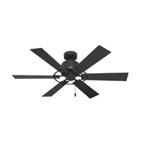 Ventilador De Techo Industrial Sin Luz 6 Aspas 4997 CFM Negro Hunter Fan