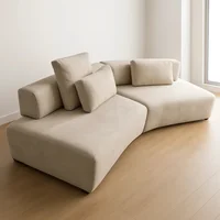Sofá Vitoria 4 Puestos Tela Antifluidos 300x100x70 Beige