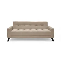 Sofá Cama 3 Puestos Sahara Tela 82X206X90 Taupe