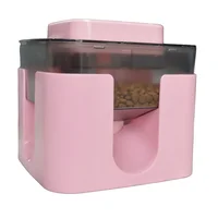 Comedero inteligente interactivo para mascotas rosa colmascotas