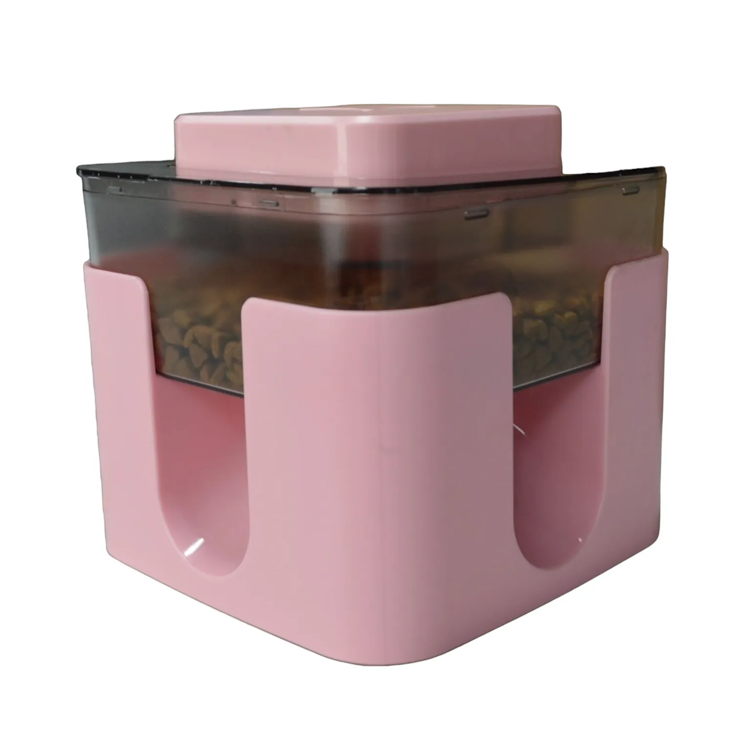 Comedero inteligente interactivo para mascotas rosa colmascotas 4