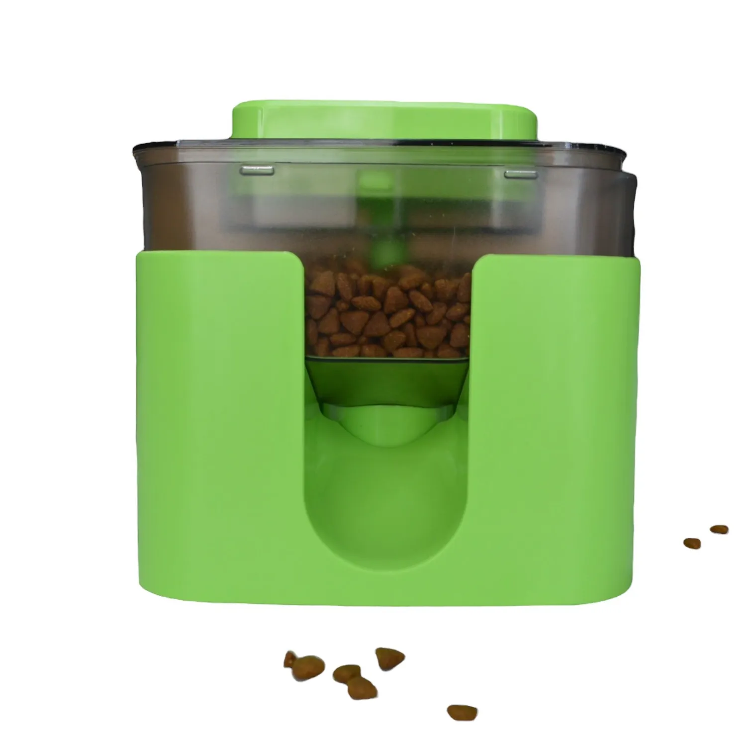 Comedero Para Perro Importado Interactivo Verde Colmascotas 3