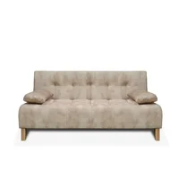 Sofacama Leroy 3 Posiciones 180X85 Tela Camel
