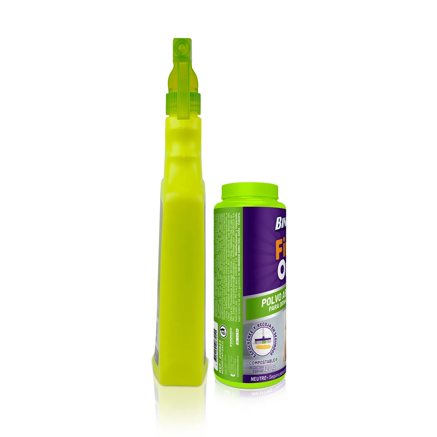 Destructor De Olores Orina/Manchas 700ml+Polvo Absorbente Binner 120g 3