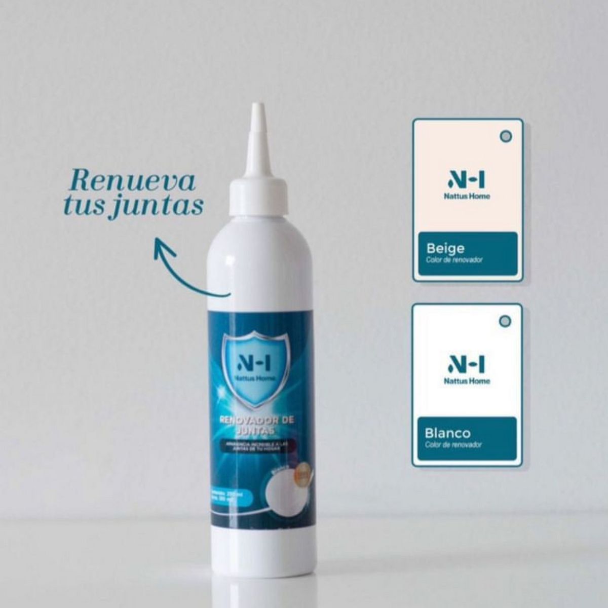 NATTUS HOME - Renovador De Juntas Beige (Rellana Y Restaura)  X 250 Ml