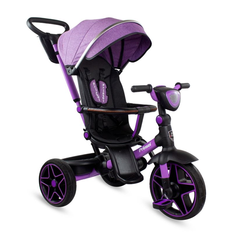 Triciclo Paseador para Niños con Guiador Xplore Rosado Prinsel
