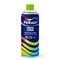 Aerosol Fluorescente Verde Aerocolor 300 Ml