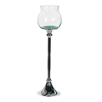 Brisero Vidrio 12.5X53 Cm Plata Siberia