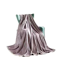 Manta Esencial Unicolor Gris Extradoble