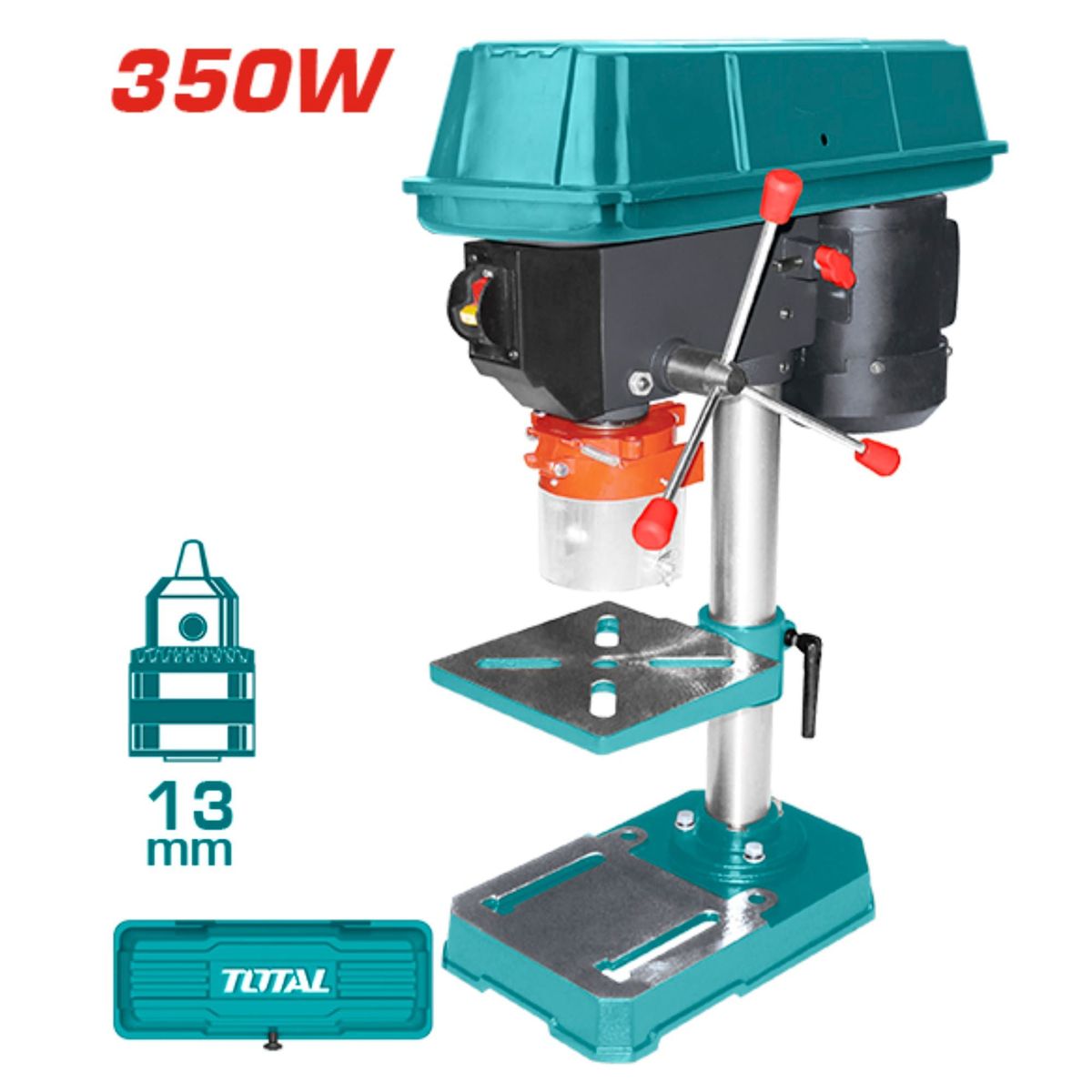 TOTAL TOOLS - Taladro Árbol 1/2 Pulgada 350W 110V/60Hz Utdp133501 Total Tools