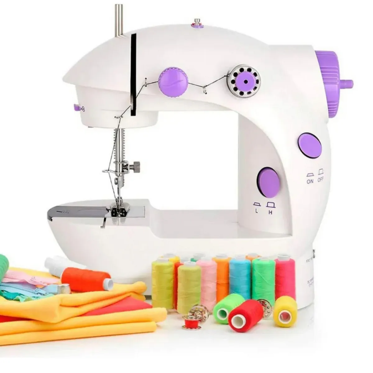 52 BITS - Maquina de Coser Portatil Mini Sewing Machine 4 En 1 Electrica