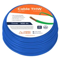 Cable Flexible Thw 10 Awg Azul 100 m