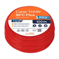 Cable Eléctrico Blanco Cable Sólido Calibre 22 AWG Blanco, 100 Pies (30.5m) - UL1007, 300V, Cobre Para Electrónica Cable Sólido 22 AWG