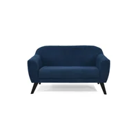 Sofá 2 Puestos Thor 82X145X80 Tela Indigo