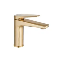 Grifería De Lavamanos Alta Ragazzo Dorado Brushed Consumo 7.87 l/min