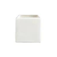 Matera Cerámica Cuadrada 8x8x8cm Blanco