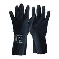 Guante Neopreno Ultrasafe 13pg Negro x 12und Steelpro