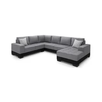 Sofá en L Modular LouisTela Antifluidos Gris 240x311x82x92